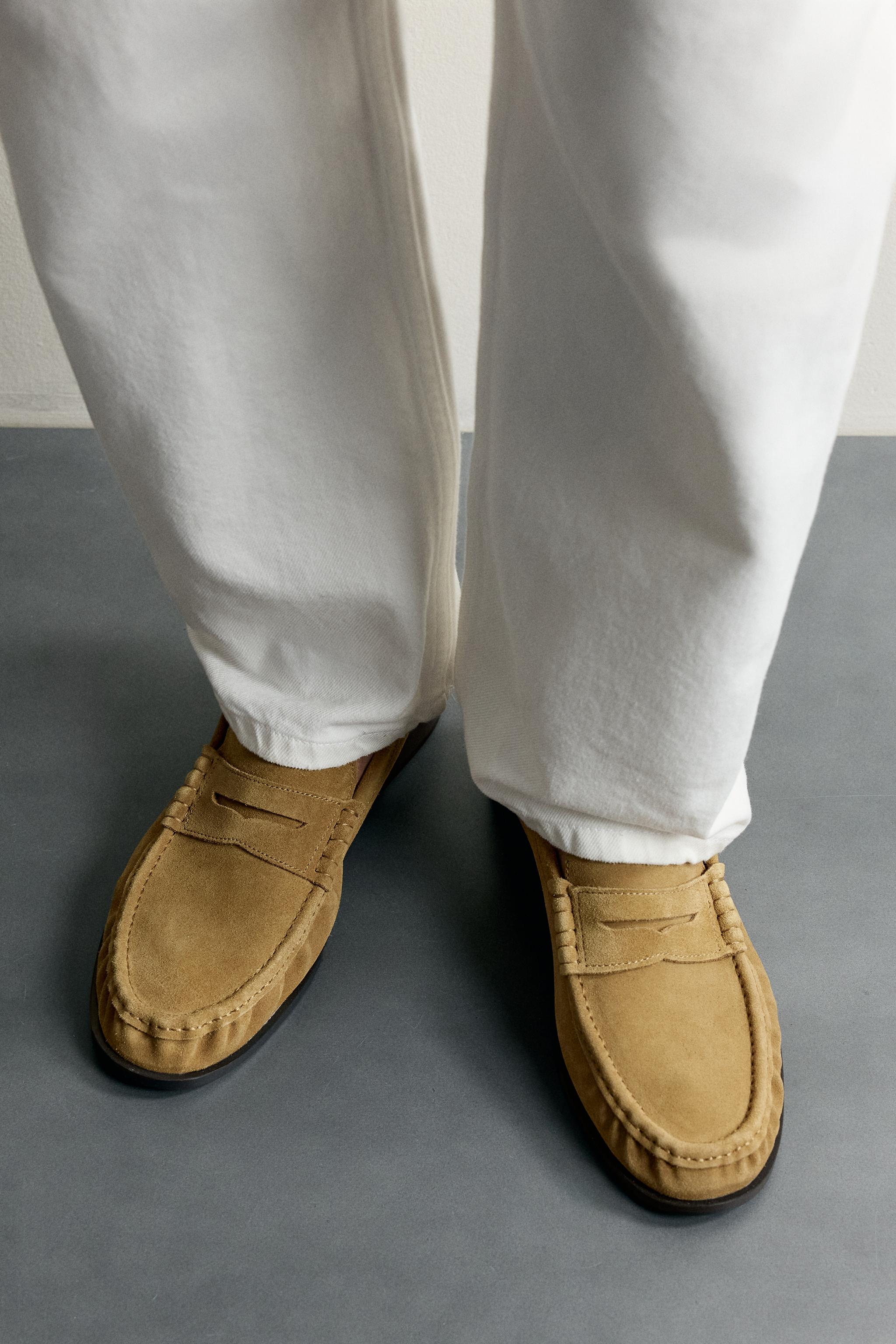 MOCASSINS EN CUIR